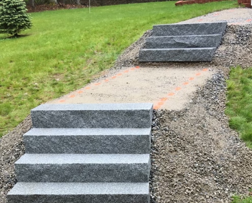 Company creating granite stairs in Maine